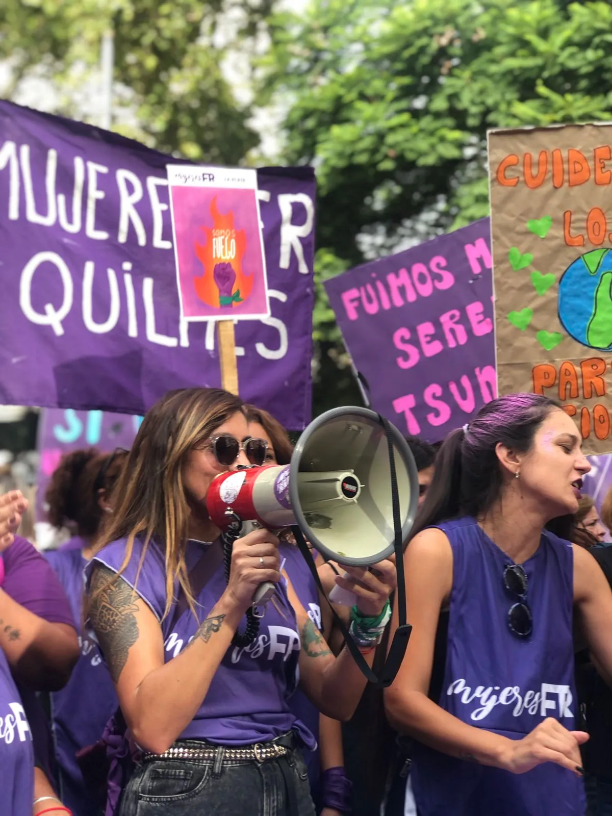 Miles de mujeres tomaron las calles contra el machismo, la desigualdad y las peligrosas políticas de Javier Milei (Foto: Banderlin Chavez)