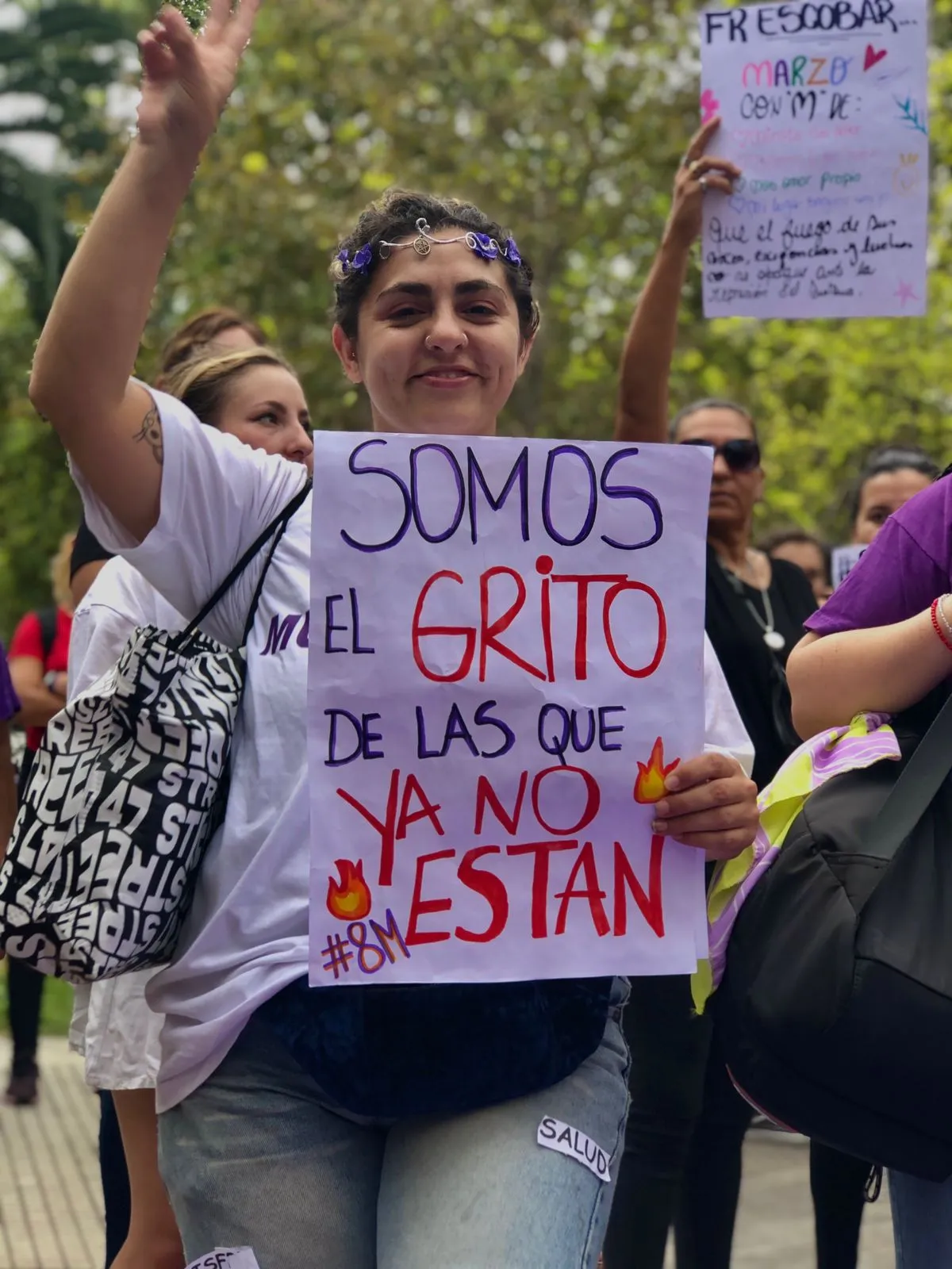 Miles de mujeres tomaron las calles contra el machismo, la desigualdad y las peligrosas políticas de Javier Milei (Foto: Banderlin Chavez)