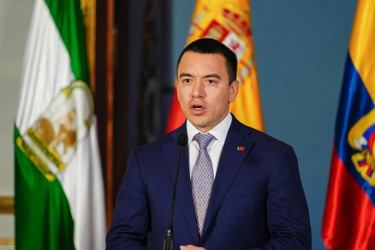 Archivo - El presidente de Ecuador, Daniel Noboa - Francisco J. Olmo - Europa Press - Archivo