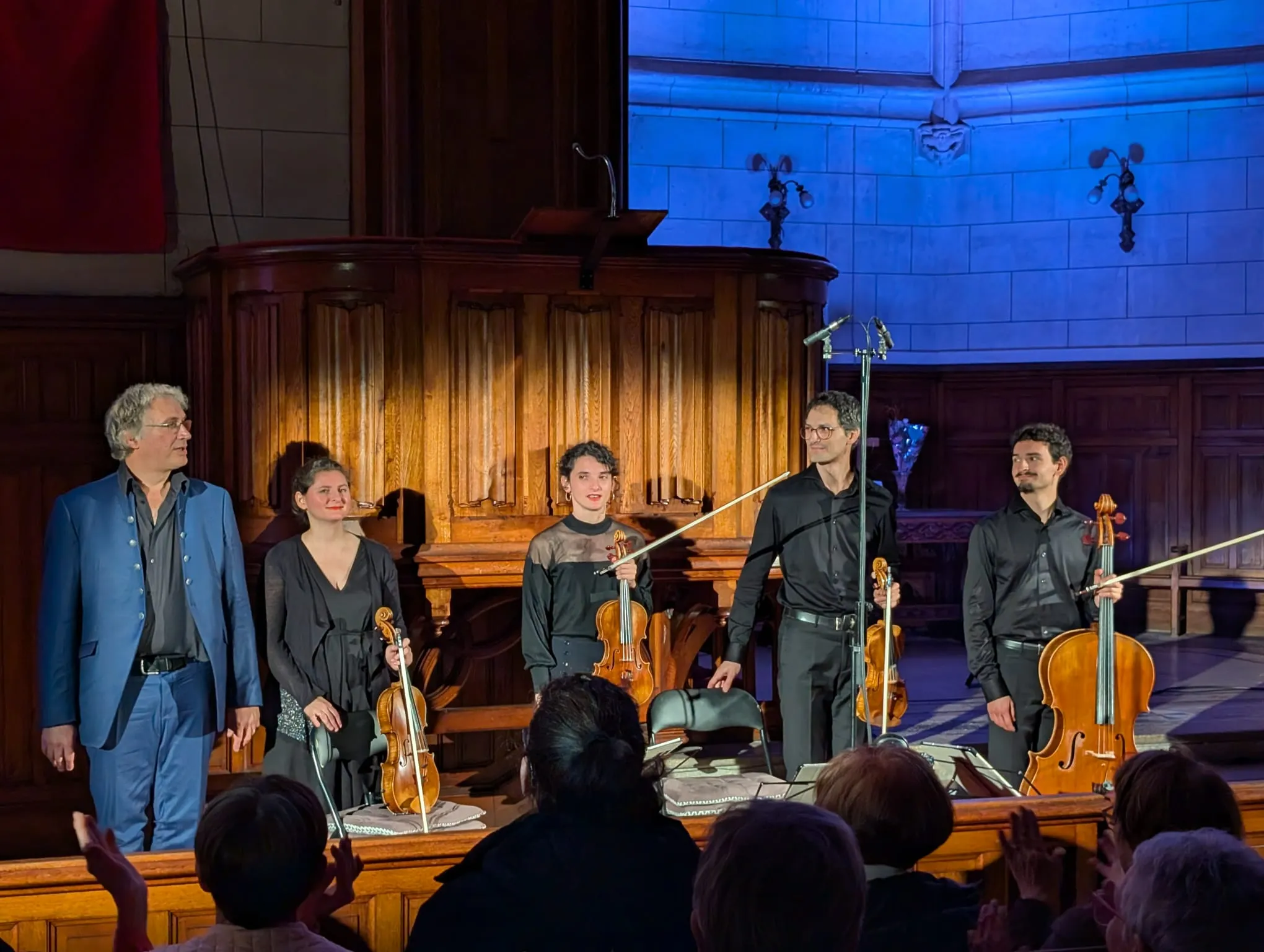 Toulouse Les Orgues 2025: Entre Tradición, Innovación y Virtuosismo 2 Escaich y el Quatuor Tchalik en el Temple du Salin. Toulouse les Orgues 2025. Foto Noelia Vela
