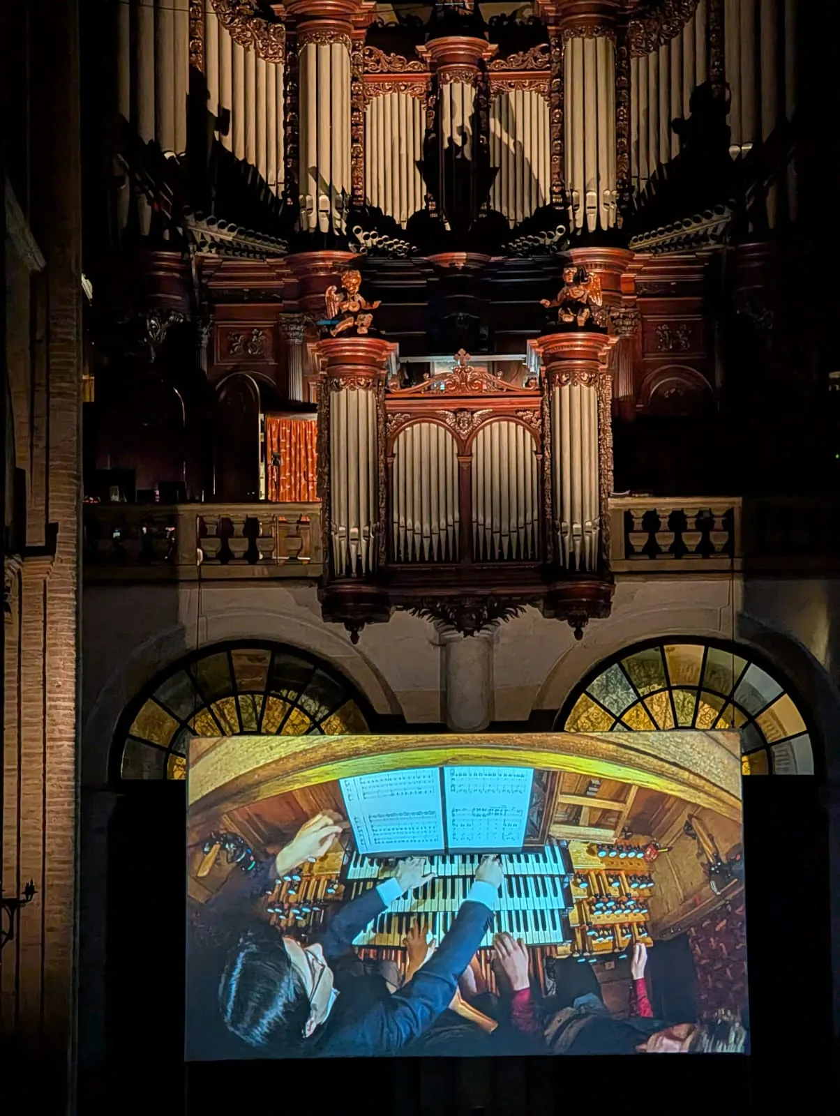 Toulouse Les Orgues 2025: Entre Tradición, Innovación y Virtuosismo 4 El britÔnico William Fielding, la china Wanying Lin y el italiano Fabrizio Guidi. Toulouse les Orgues 2025. Foto Noelia Vela