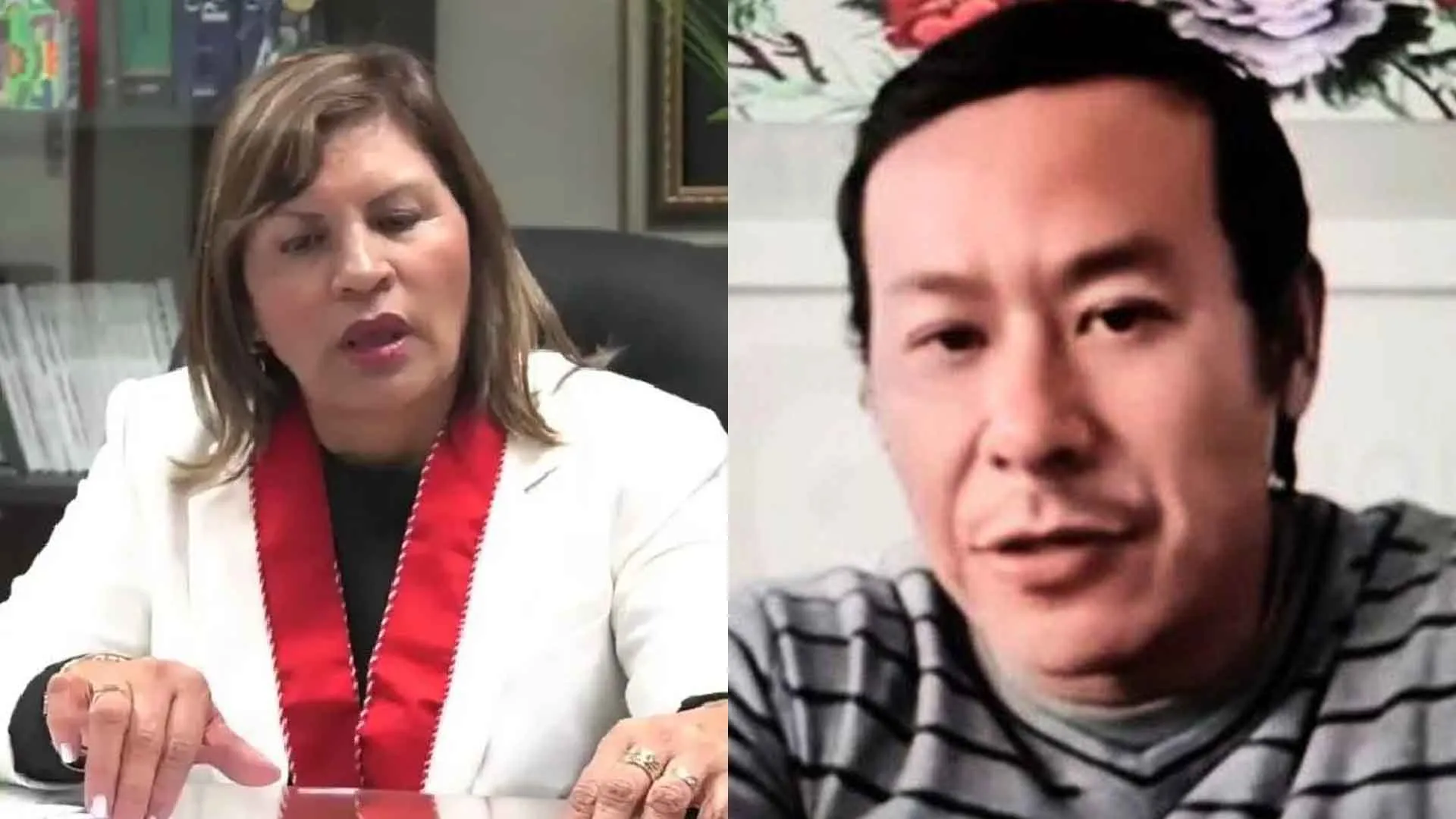 Elizabeth Peralta y Javier Miu Lei | Captura
