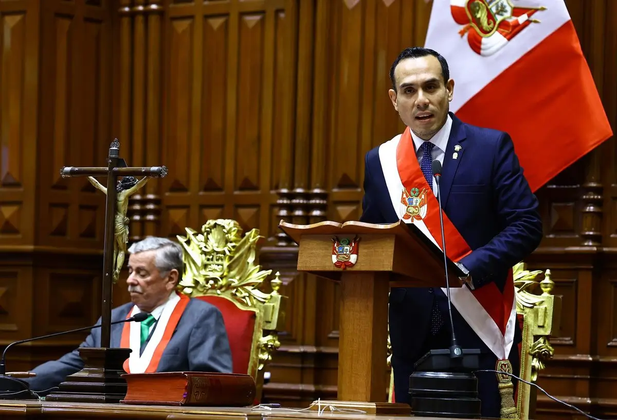 El presidente de Perú, José Jerí - Europa Press/Contacto/Peru's Congress