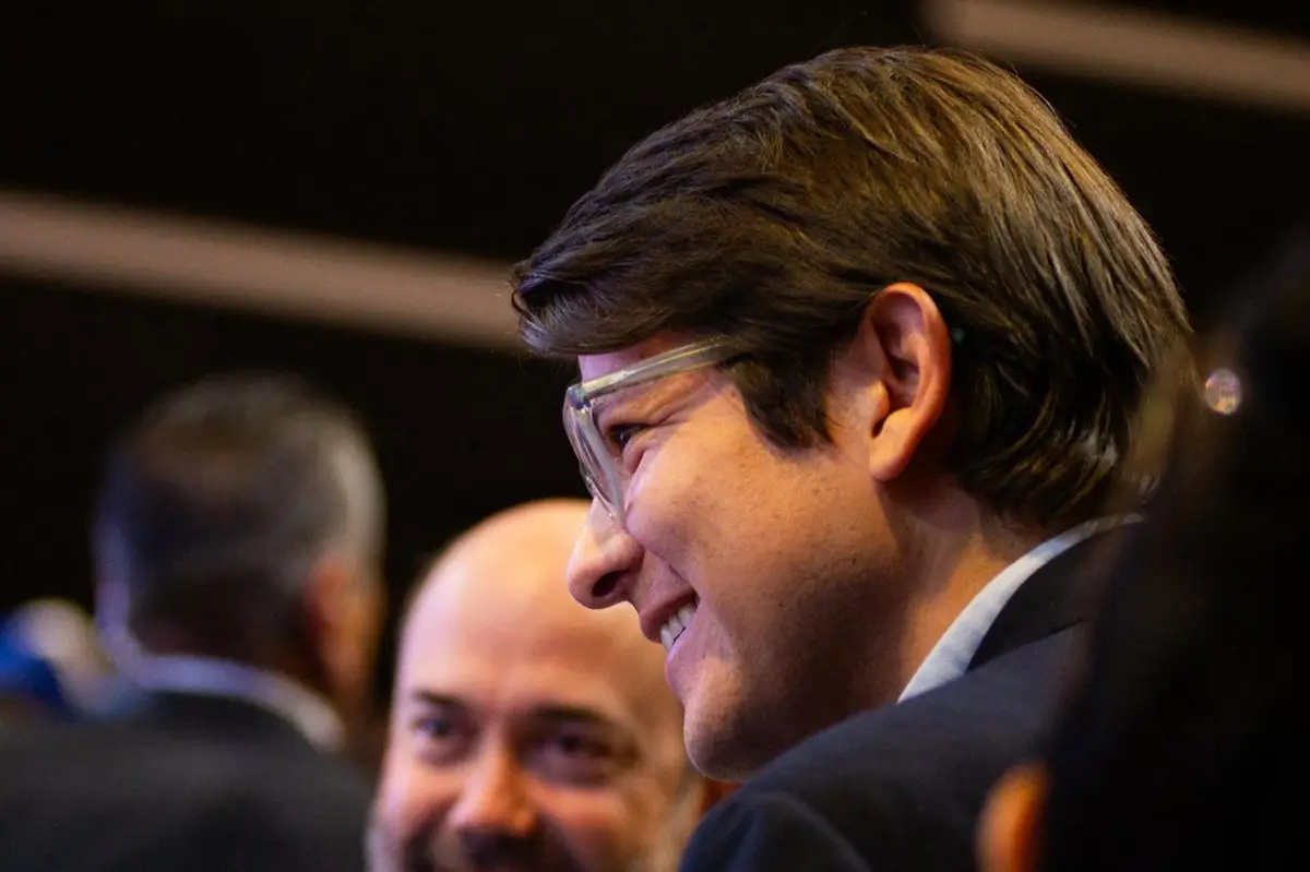 Archivo - El senador del partido opositor Centro Democrático y precandidato a la Presidencia de Colombia Miguel Uribe durante un acto en junio de 2025 (archivo) - Europa Press/Contacto/Sebastian Barros - Archivo