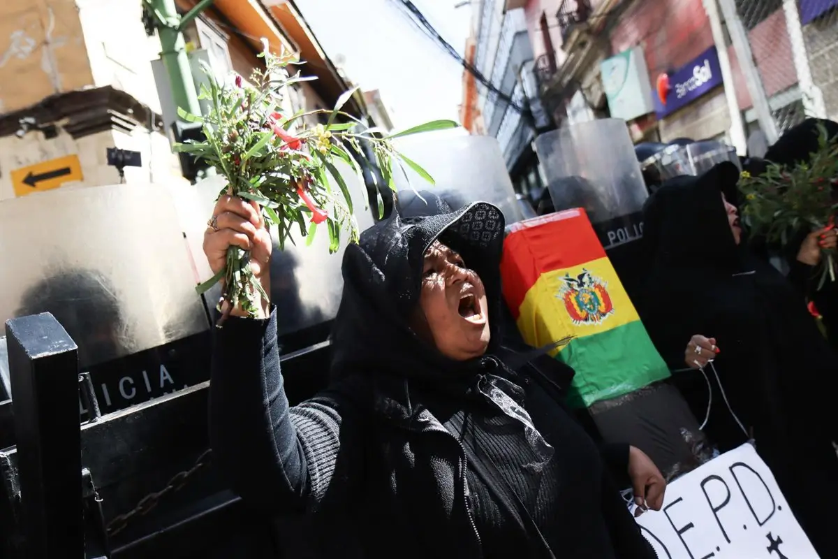 Archivo - Manifestaciones en La Paz (Bolivia) a favor del expresidente Evo Morales - Europa Press/Contacto/Diego Rosales - Archivo
