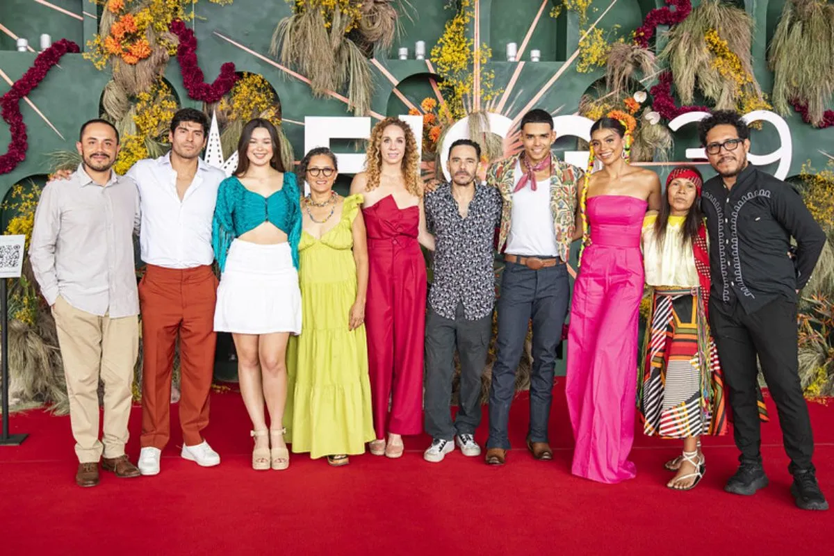 Equipo de "La arriera", película mexicana, el el FICG (Foto: © FICG / Diego Gasca)