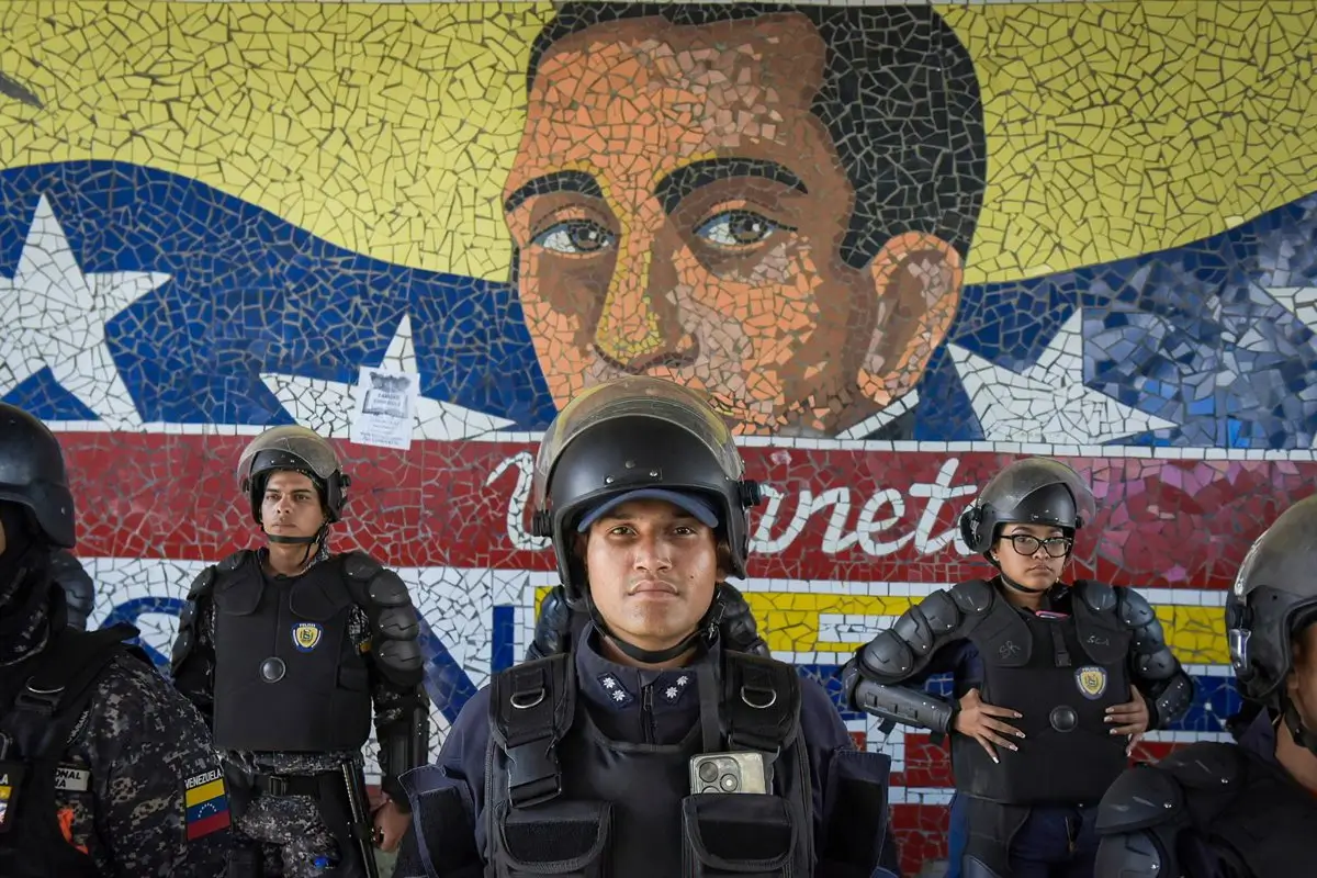 Archivo - Policía en Venezuela - Europa Press/Contacto/Israel Fuguemann - Archivo