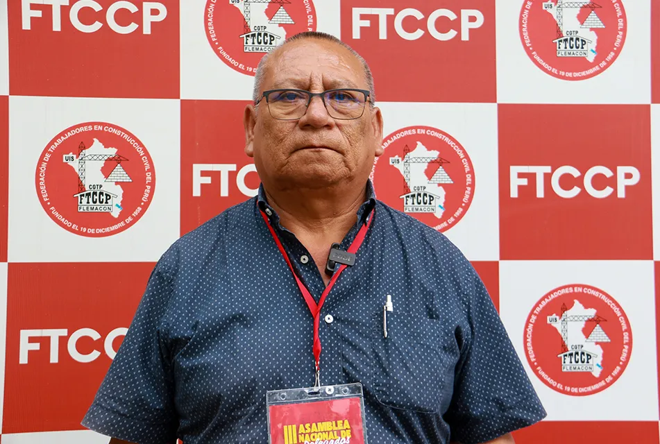 Mafia de la construcción asesinó al dirigente Arturo Cárdenas (FTCCP)