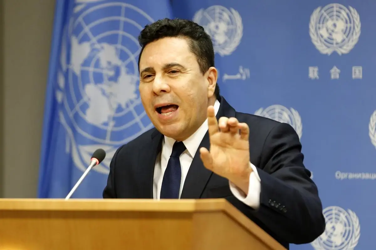 Archivo - El embajador de Venezuela ante Naciones Unidas, Samuel Moncada - Europa Press/Contacto/Li Muzi - Archivo