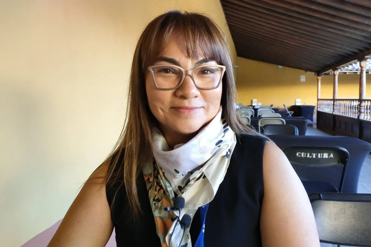 Olinda María Merzthal, gerente de televisión del Instituto Nacional de Radio y Televisión del Perú (IRTP)