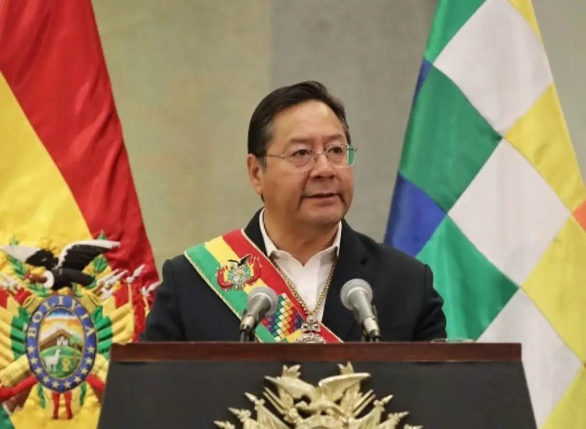 Archivo - El presidente de Bolivia, Luis Arce - PRESIDENCIA DE BOLIVIA - Archivo