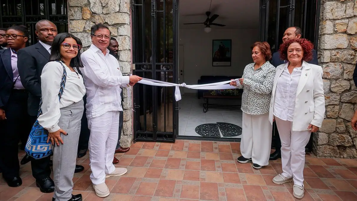 El presidente de Colombia, Gustavo Petro, inaugura su Embajada en Haití - JOEL GONZÁLEZ, PRESIDENCIA DE COLOMBIA