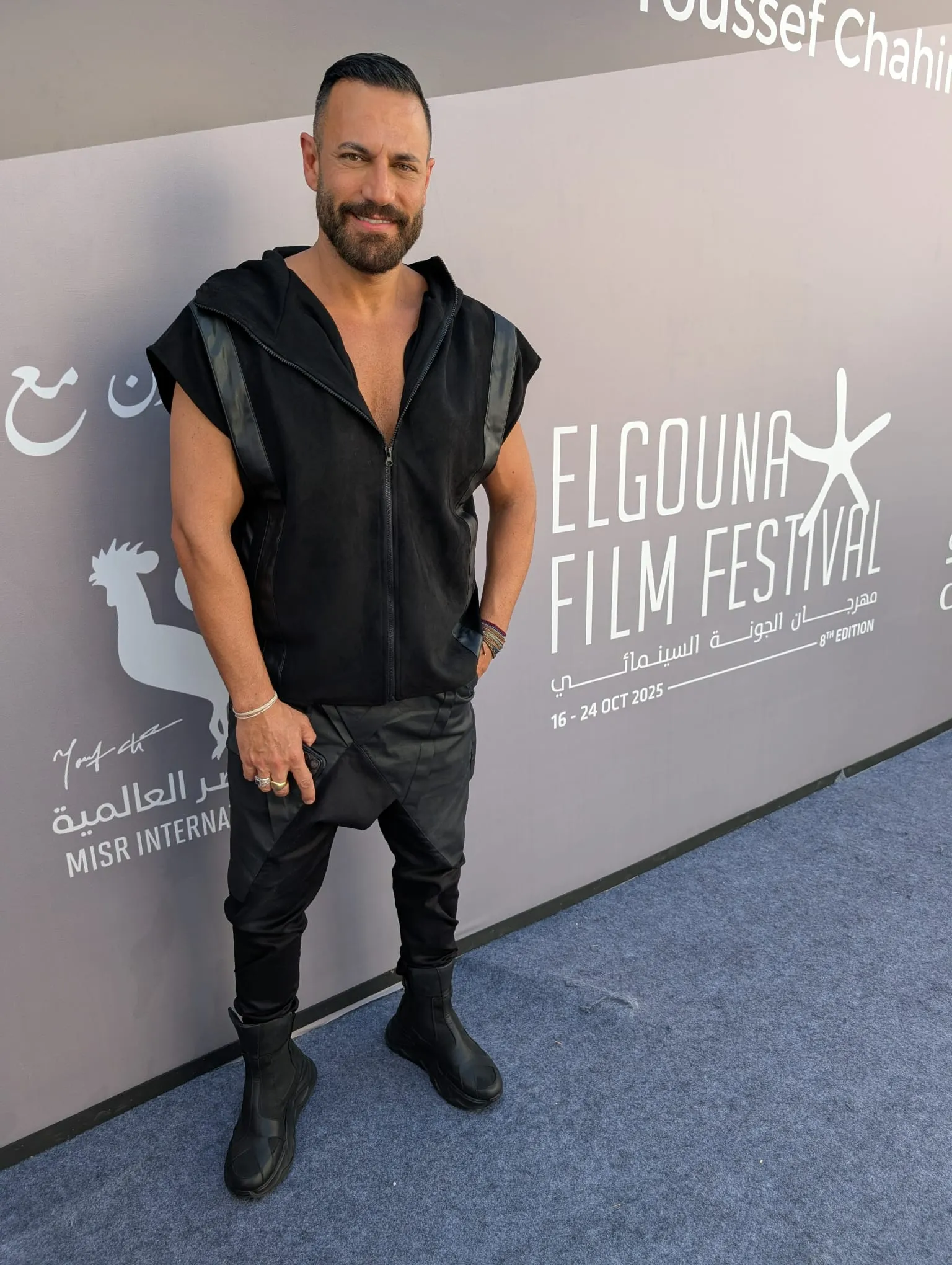 Nicolas Mouawad, actor de Mad Max, en El Gouna. Foto David Sánchez