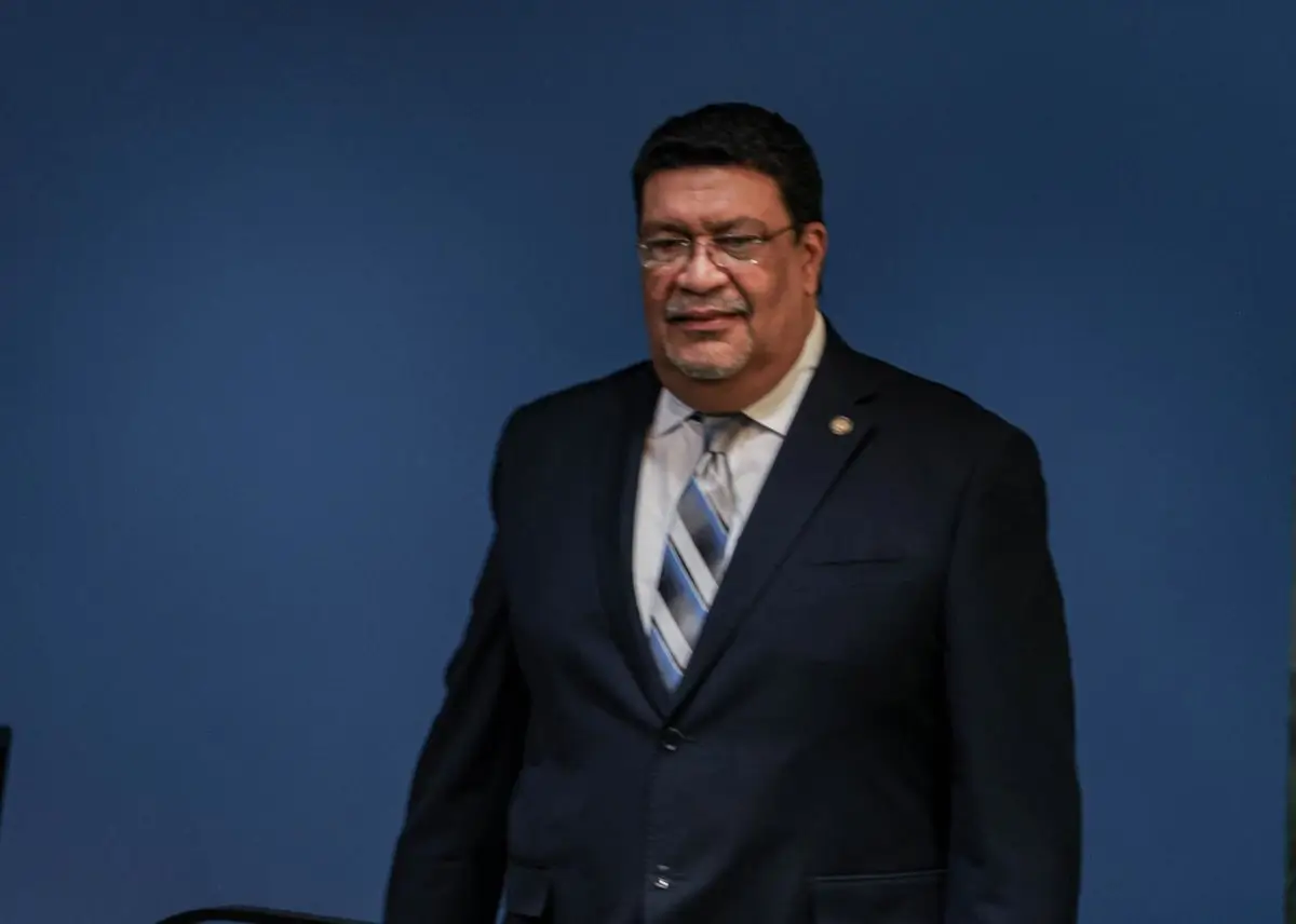 Archivo - El ministro de Exteriores de Nicaragua, Valdrack Ludwing Jaentschke Whitaker - Europa Press/Contacto/Bianca Otero - Archivo