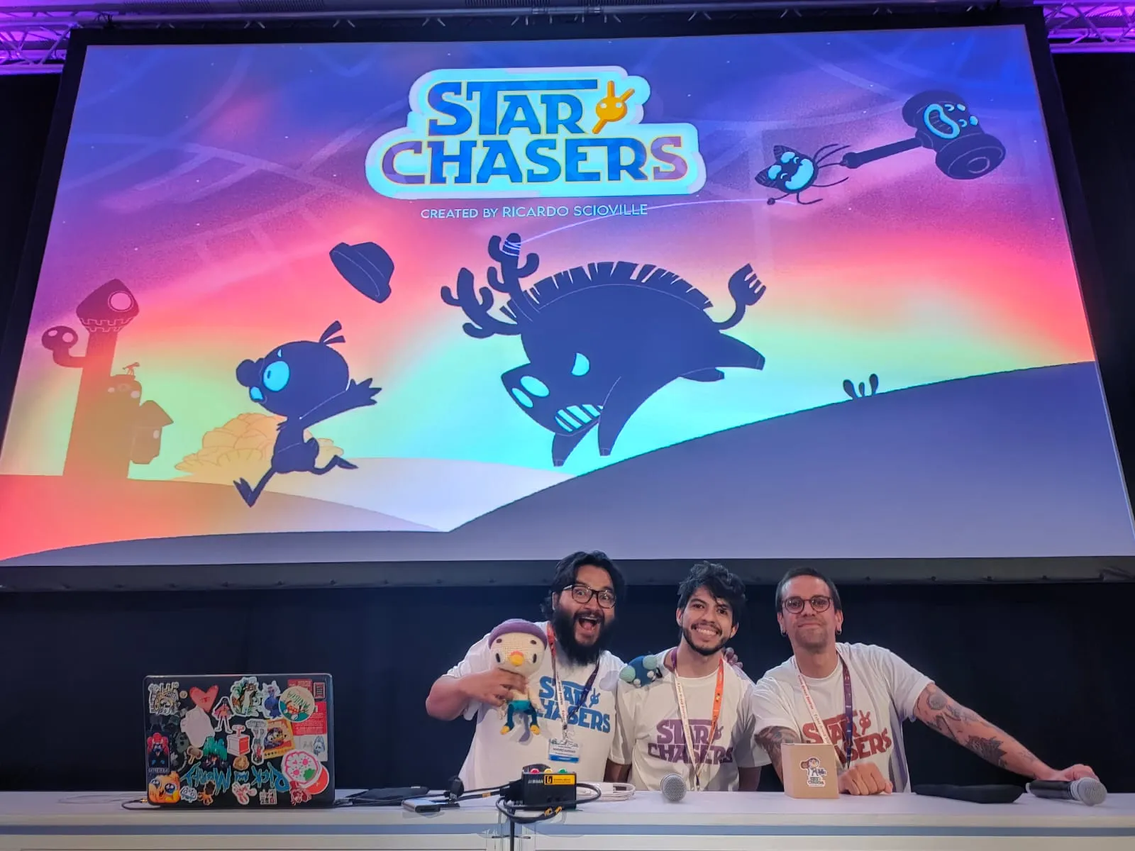 Ricardo Scioville y Julián Sánchez presentan "Star Chasers" como una analogía de vida en Toulouse (Gentileza)