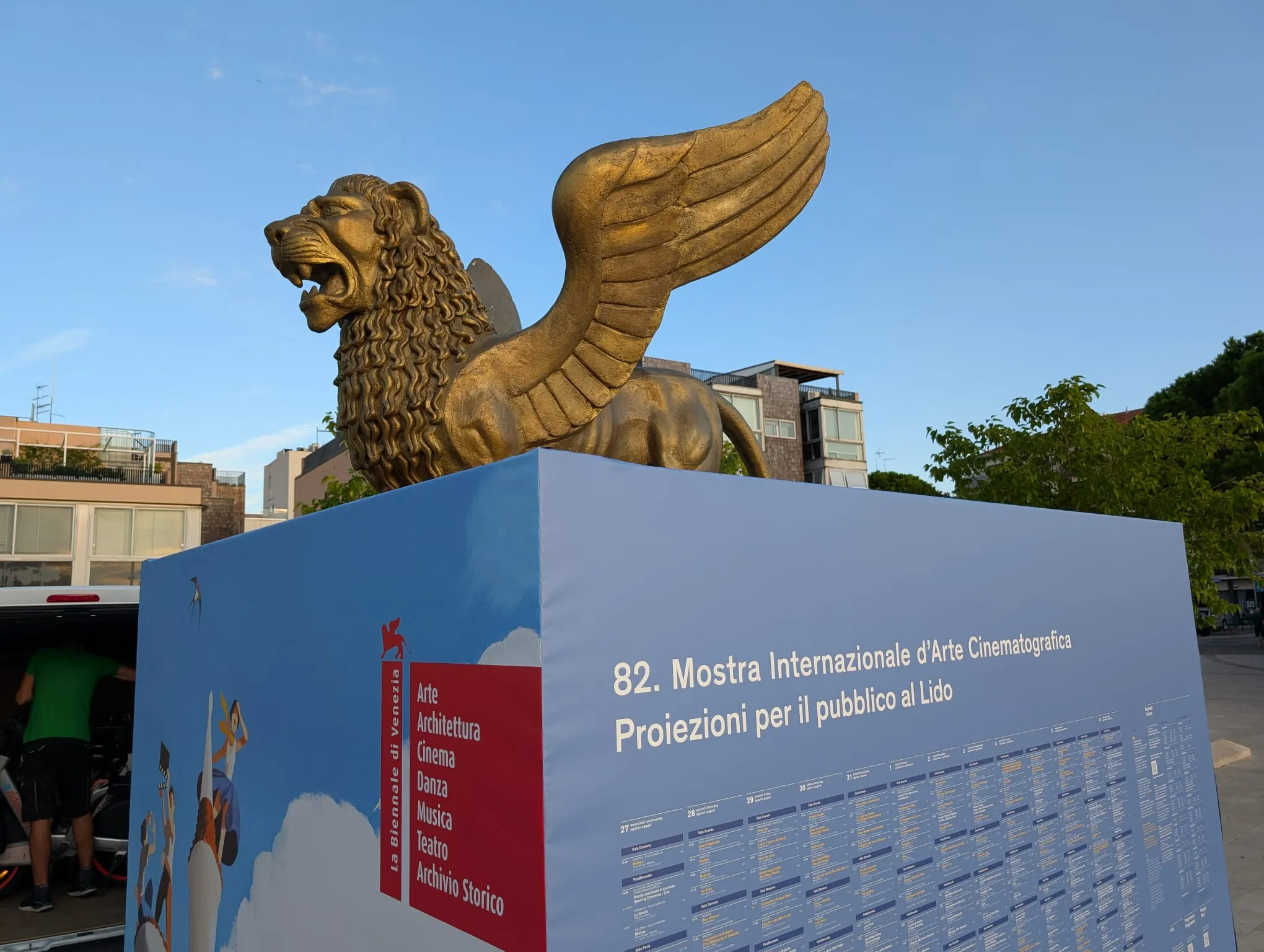 Festival de cine de Venecia en el Lido