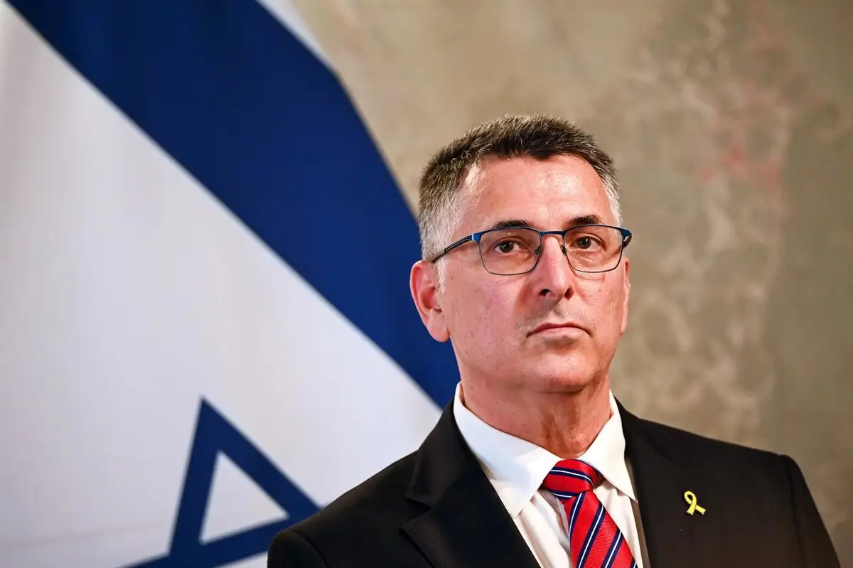 Archivo - El ministro de Exteriores de Israel, Gideon Saar, durante una rueda de prensa en la capital de Austria, Viena, en julio de 2025 (archivo) - Katharina Kausche/dpa - Archivo