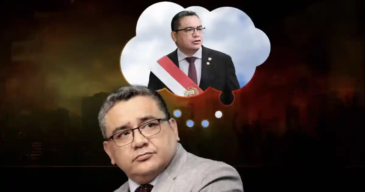 Ministro Santiváñez anhela ser presidente en 2026, según chats filtrados | Composición: EL PERFIL