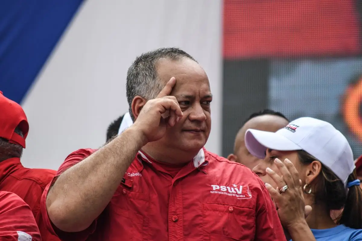 Archivo - Diosdado Cabello, ministro del Interior de Venezuela. - Europa Press/Contacto/Roman Camacho - Archivo