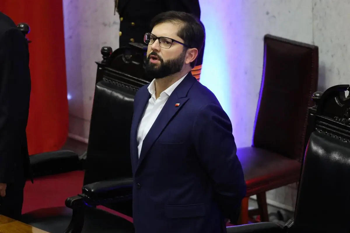Gabriel Boric, presidente de Chile. - Europa Press/Contacto/Cristobal Basaure Araya