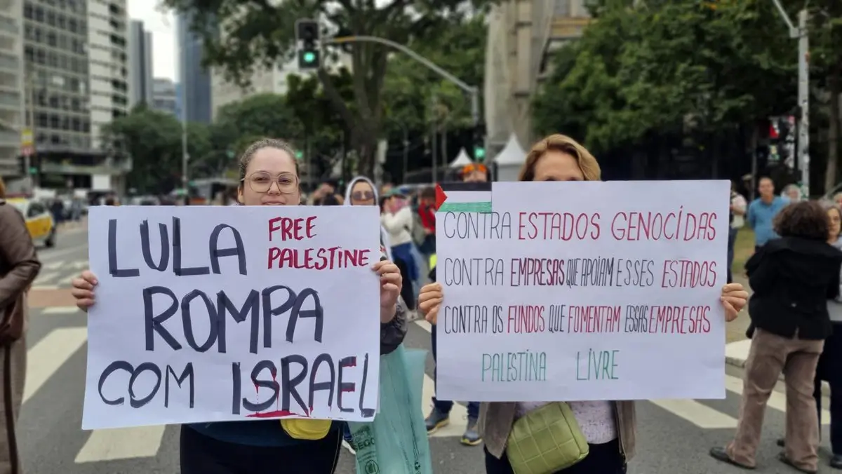 Archivo - Manifestación contra los ataques de Israel en Palestina, el 15 de junio de 2025 en Sao Paulo (Brasil) - Europa Press/Contacto/Cris Faga - Archivo