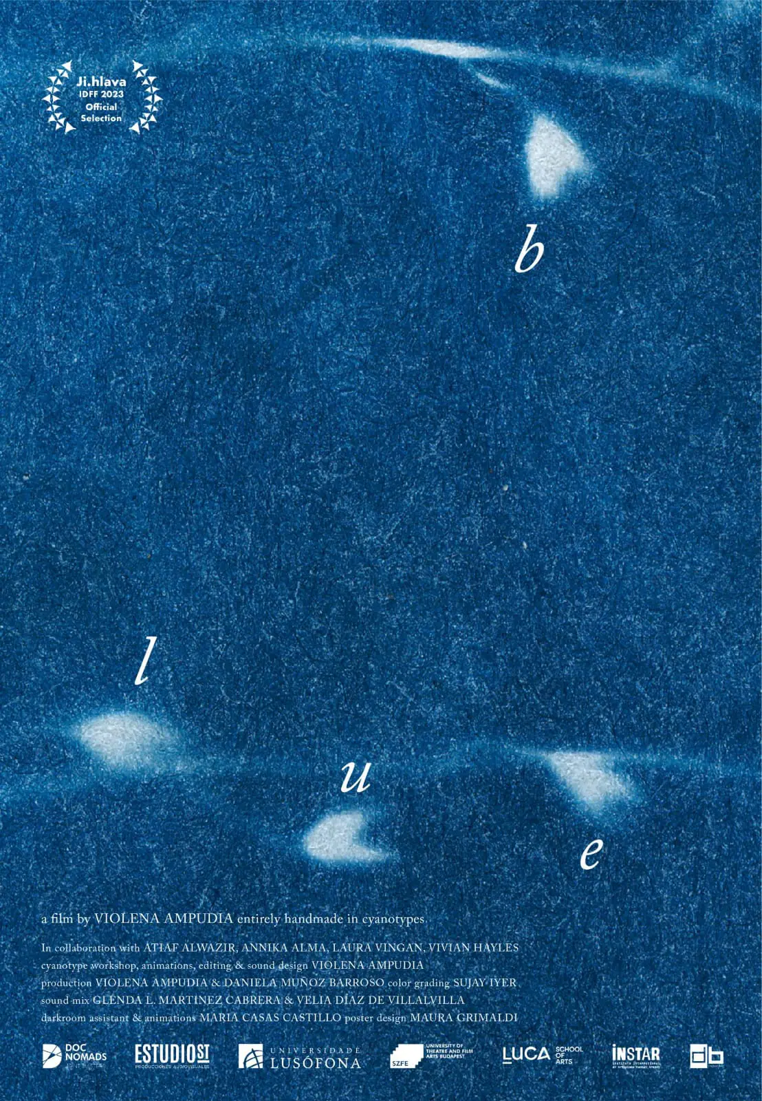 Póster de "Blue", de Violena Ampudio (NA)
