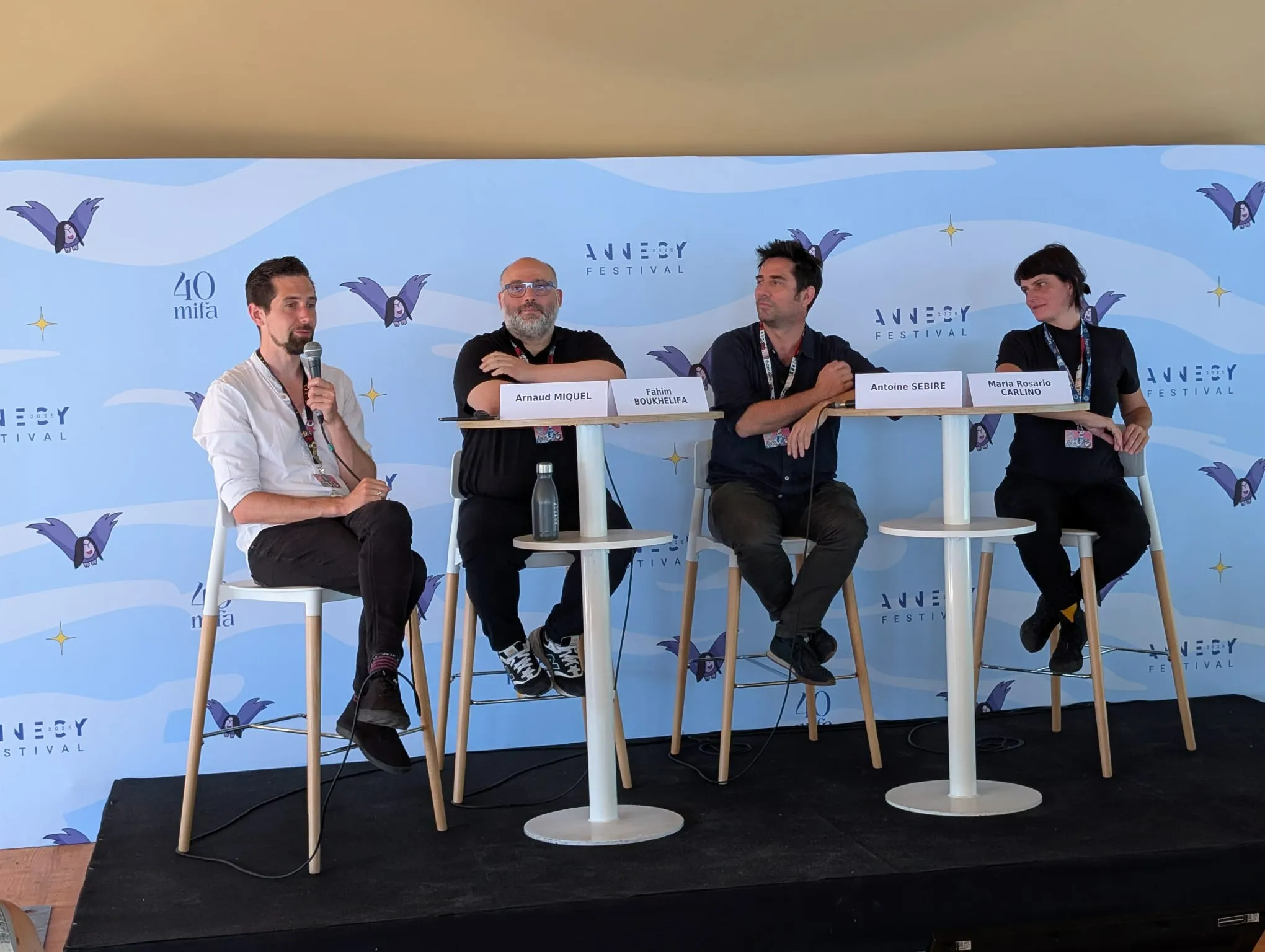 Rueda de prensa con la presentación de Otros Ojos en el festival de Annecy
