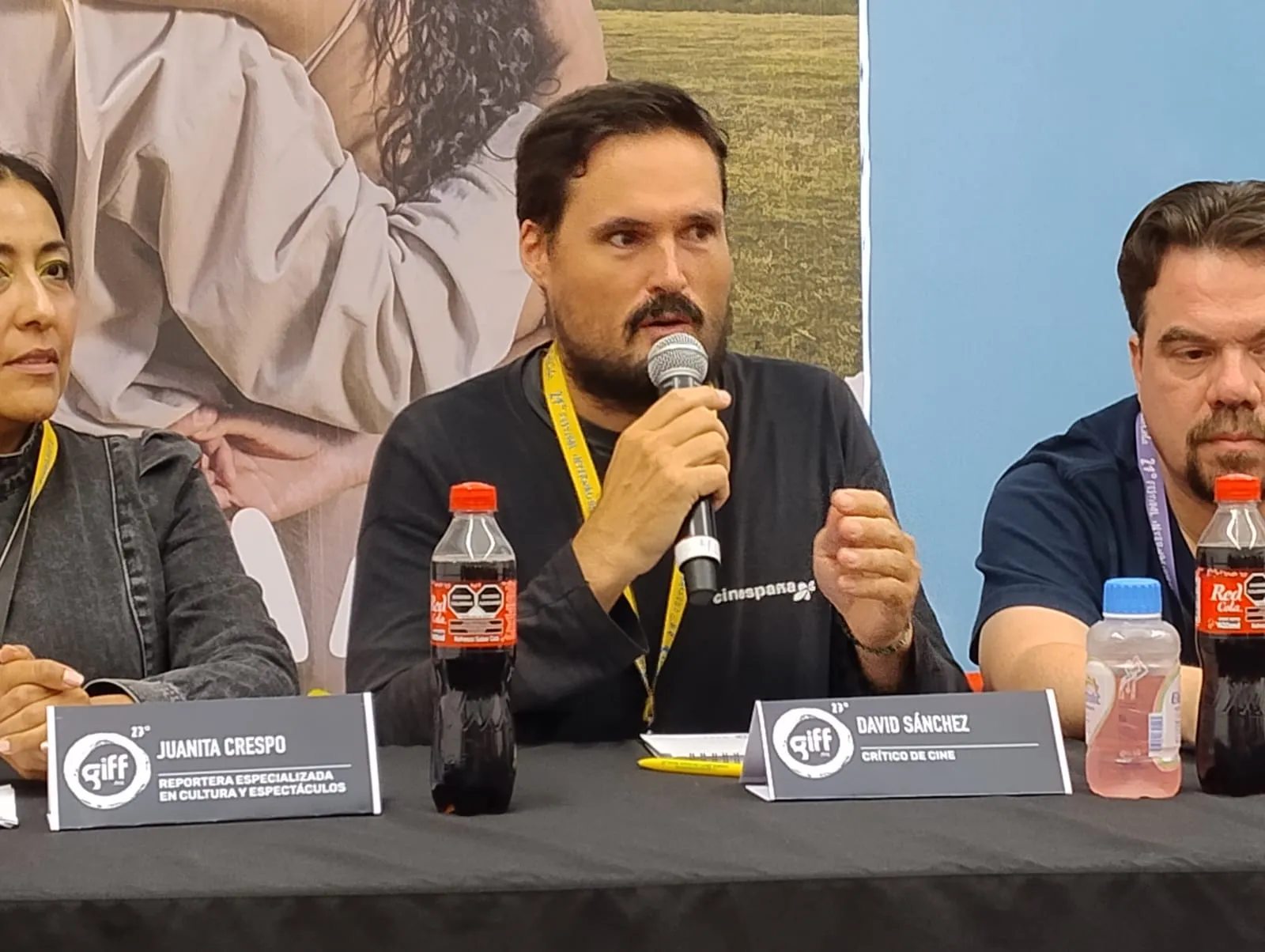 David Sánchez, crítico de cine y colaborador de EL PERFIL, formó parte del panel "¿Cómo debe cubrirse un festival de cine?" en el Festival Internacional de Cine Guanajuato