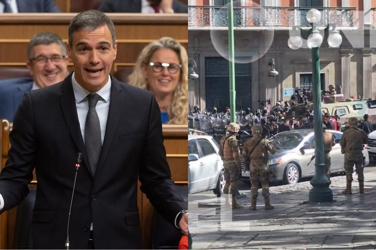 España condena movimientos militares irregulares en Bolivia (Fotos: Europa Press / Unitel)