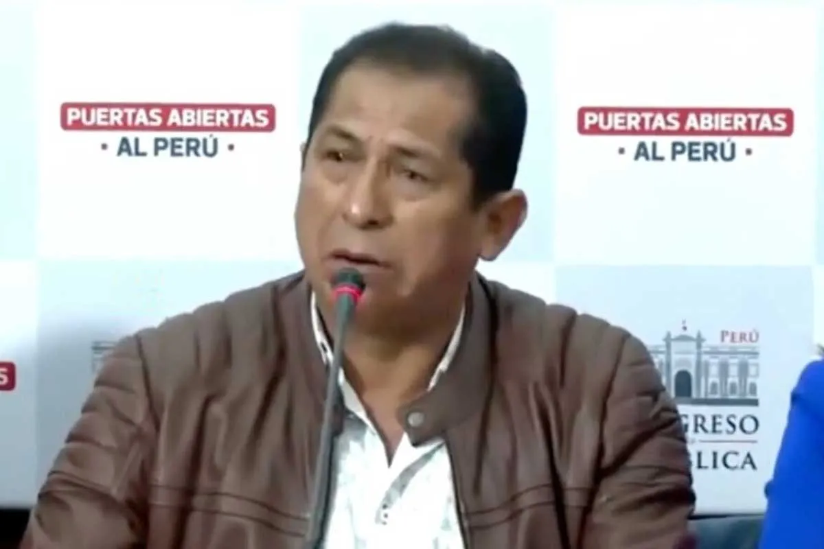 Martín Valeriano fue claro en responsabilizar al gobierno de Dina Boluarte por la ola de extorsiones y asesinatos (Captura)