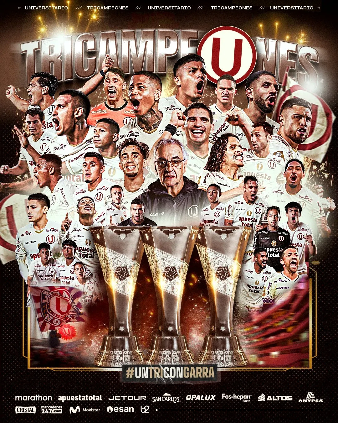 La ‘U’ logró el tricampeonato tras una remontada ante ADT en Tarma | Universitario
