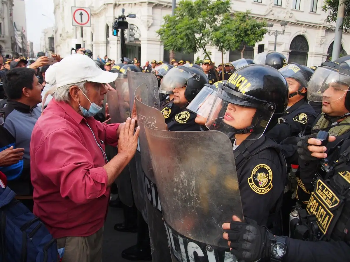 Protestas en Perú. - Europa Press/Contacto/Carlos Garcia Granthon
