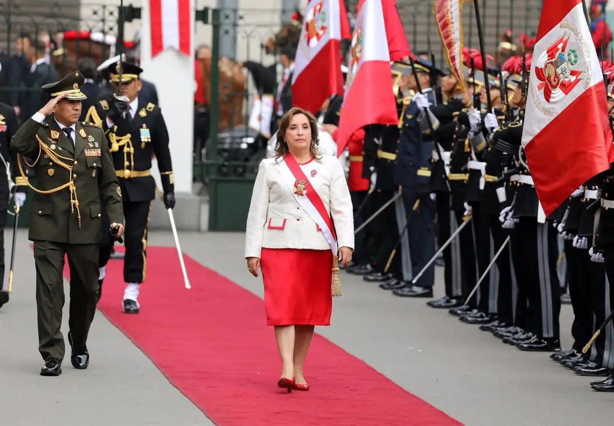 La presidenta de Perú, Dina Boluarte - Europa Press/Contacto/Mariana Bazo