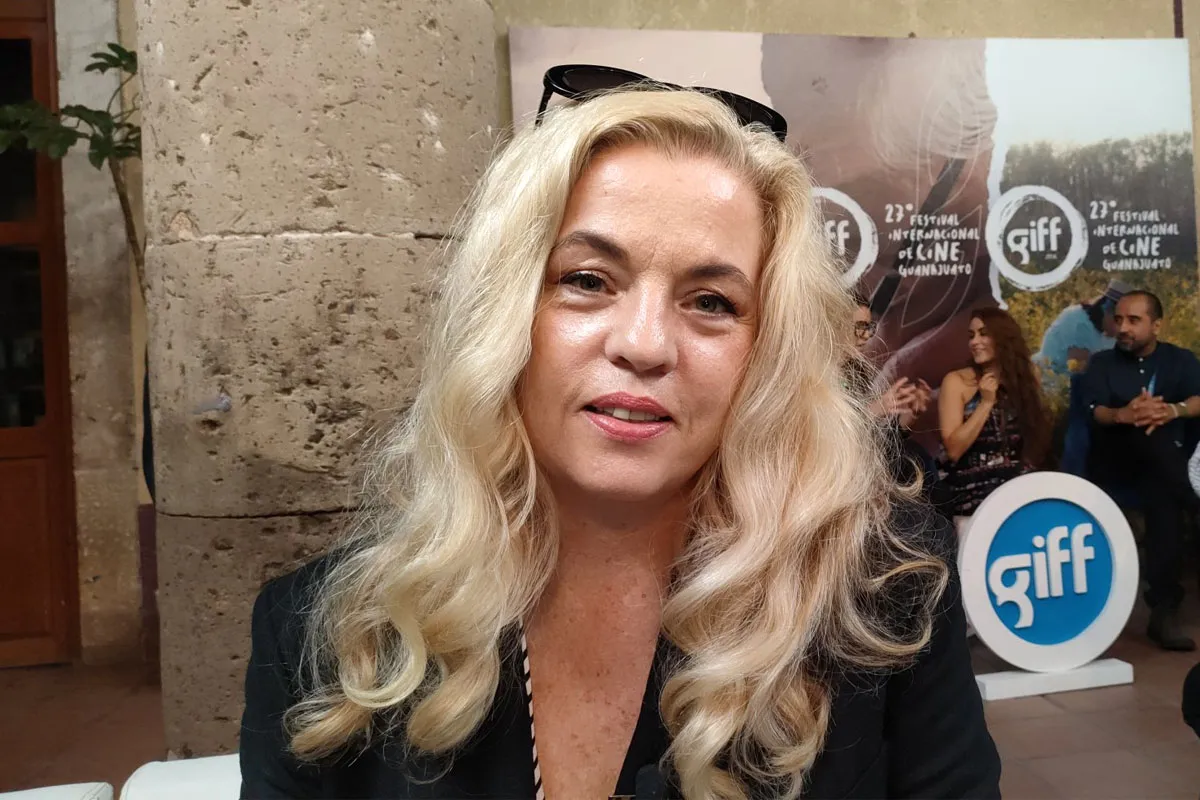 Sarah Hoch, directora y fundadora del Festival Internacional de Cine de Guanajuato (Foto: David Sánchez)