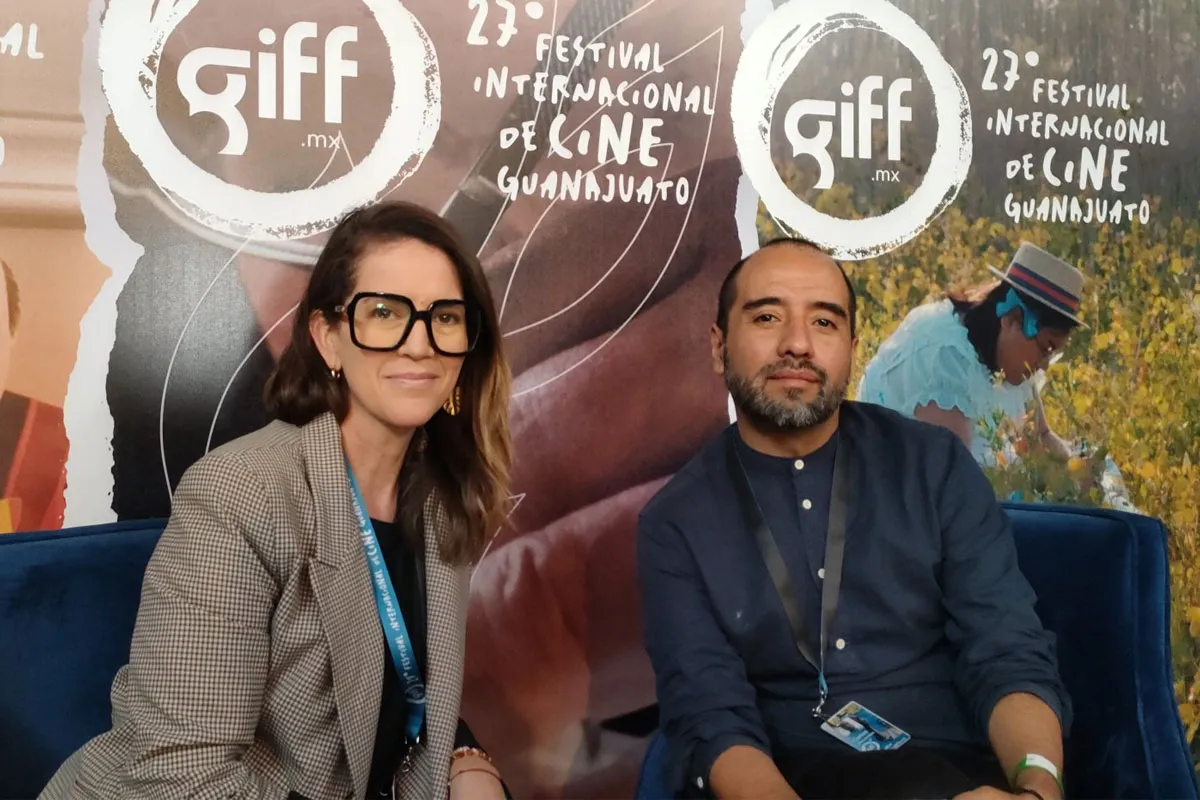 Úrsula Barba Hopfner y Carlos Hernández, directora y productor de "Corina" (Foto: David Sánchez)