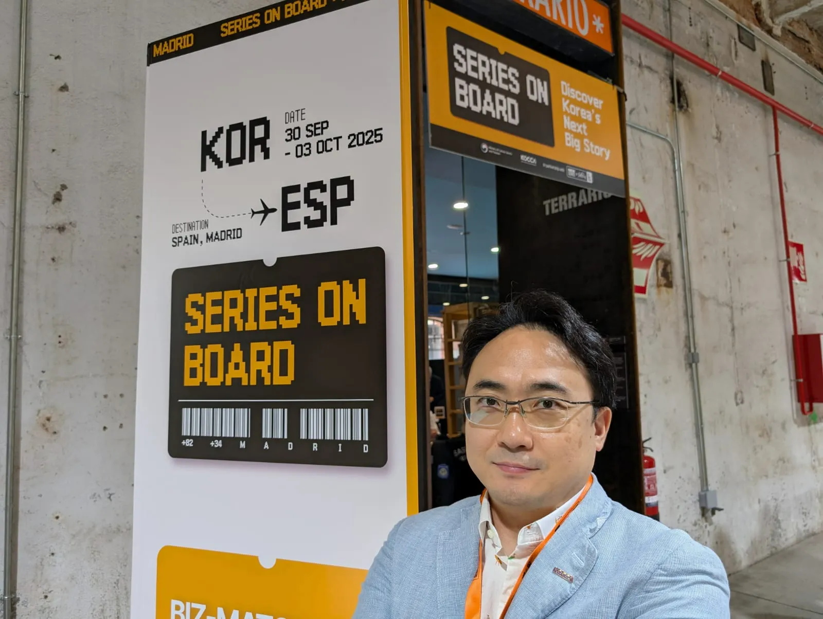 Kim Jung Kyung, team leader del área de negocio audiovisual de KOCCA en Iberseries y Platino industria. Foto David Sánchez