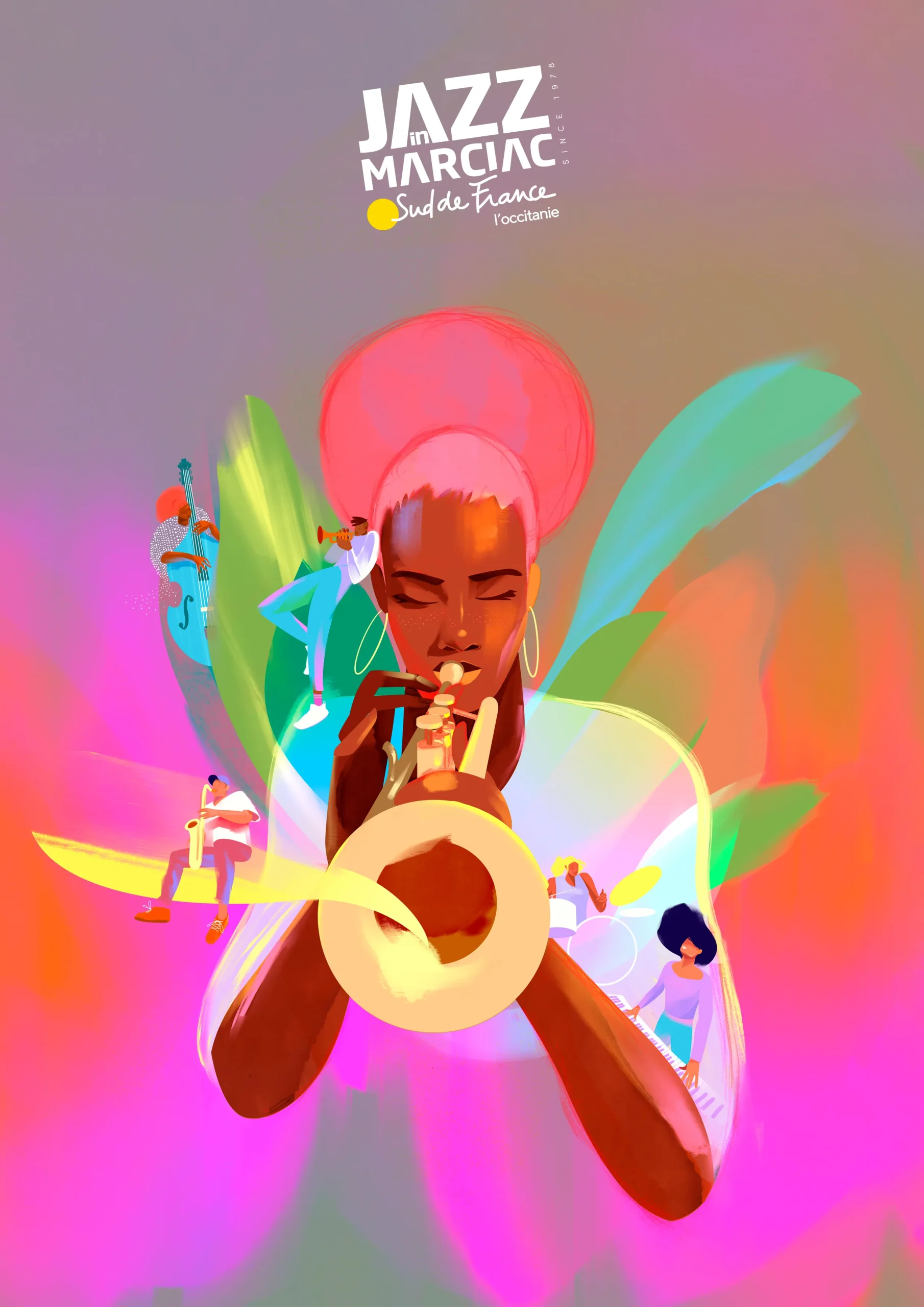Cartel del festival Jazz in Marciac
