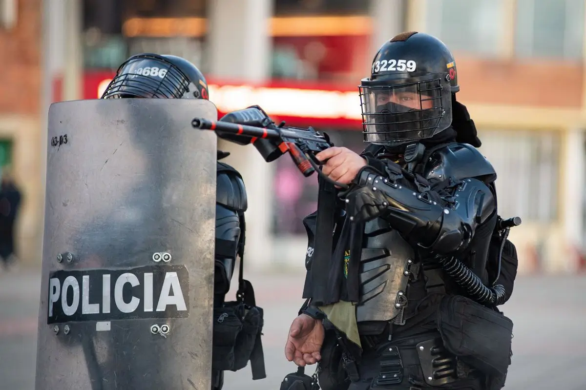 Archivo - Efectivos de la Policía de Colombia - Europa Press/Contacto/Sebastian Barros - Archivo