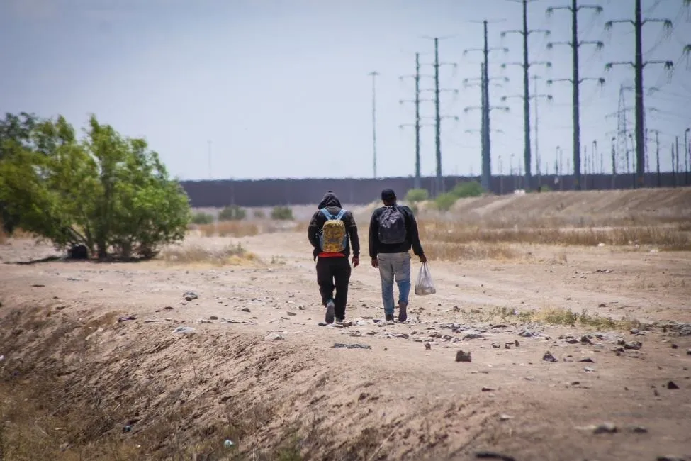 Migrantes en la frontera entre México y Estados Unidos OIM/CAMILO CRUZ (Foto de ARCHIVO) 12/9/2023