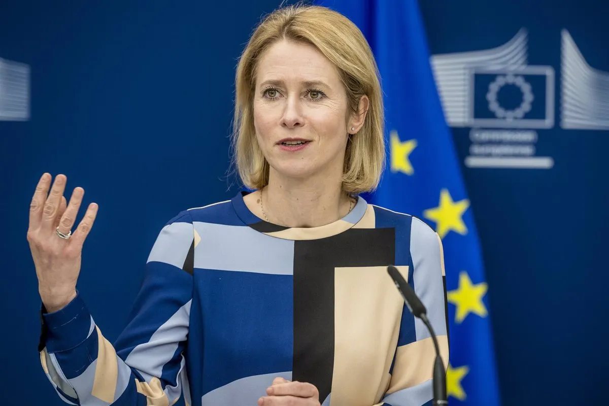 Kaja Kallas, Alta Representante de Política Exterior de la UE - Europa Press/Contacto/Wiktor Dabkowski