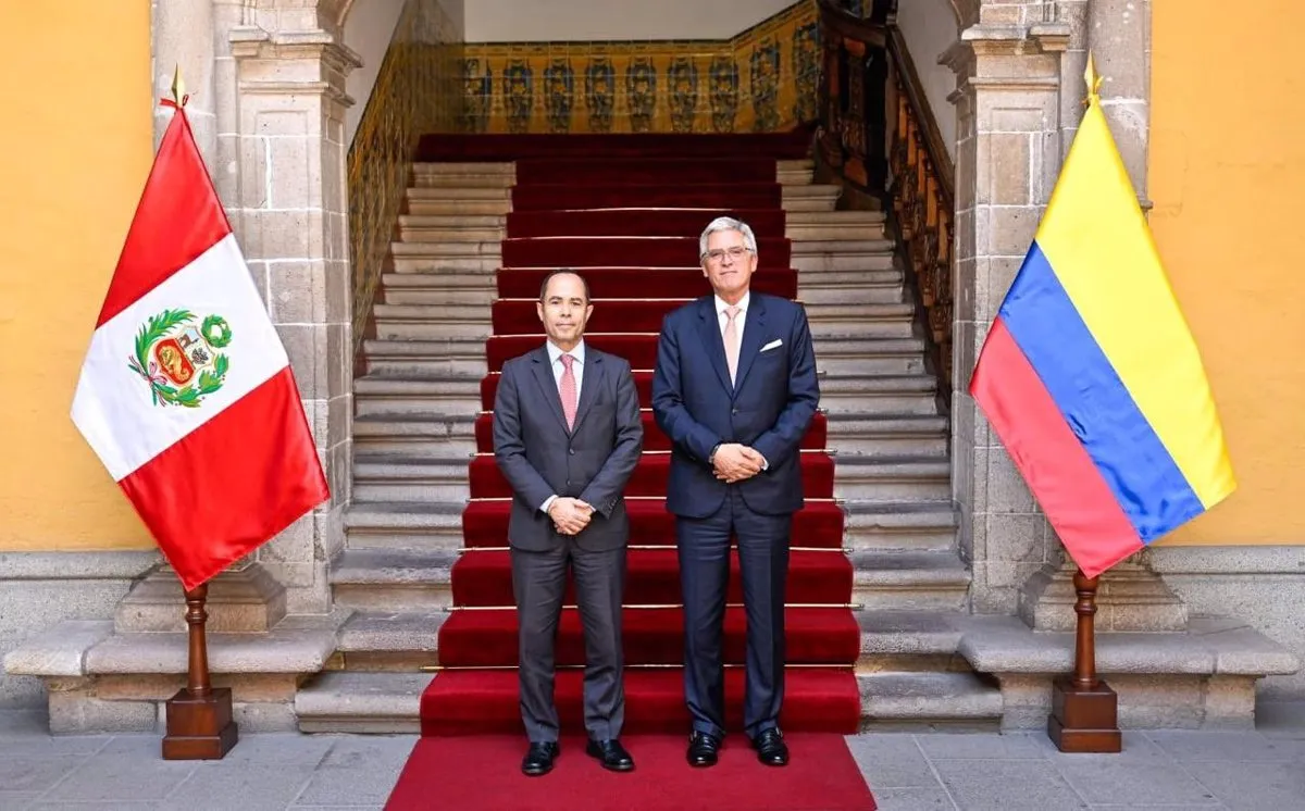 Los ministros de Exteriores de Perú y Colombia - CANCILLERÍA DE COLOMBIA