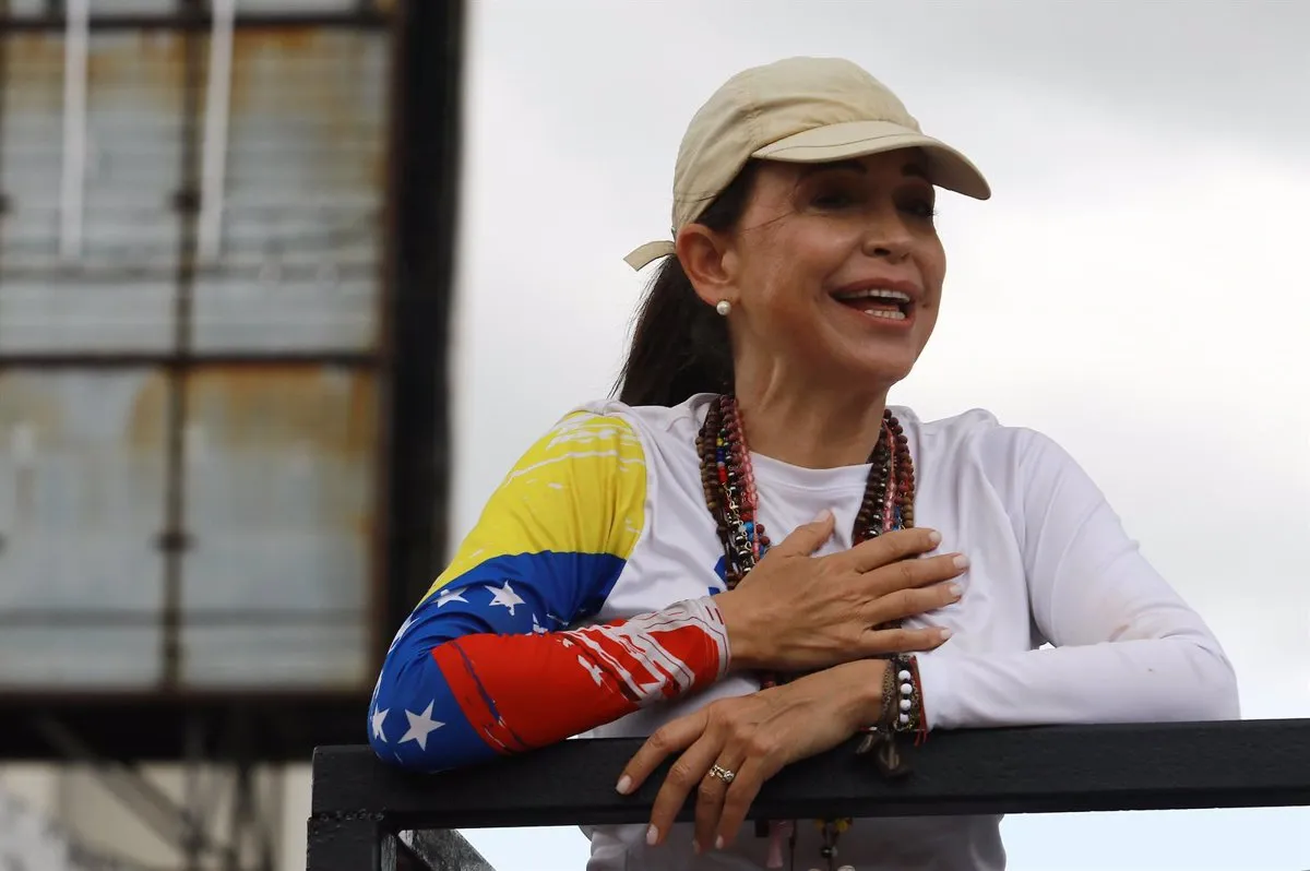 machado promete devolver a los venezolanos la seguridad y el respeto que el regimen de maduro les ha arrebatado 669c7850a1136