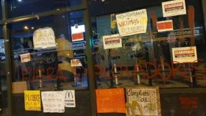 mcdonalds protesta peru