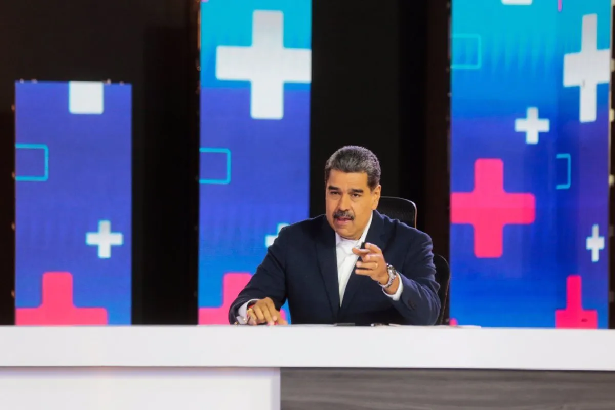 Nicolás Maduro, presidente de Venezuela, durante su programa en televisión - PRESIDENCIA DE VENEZUELA