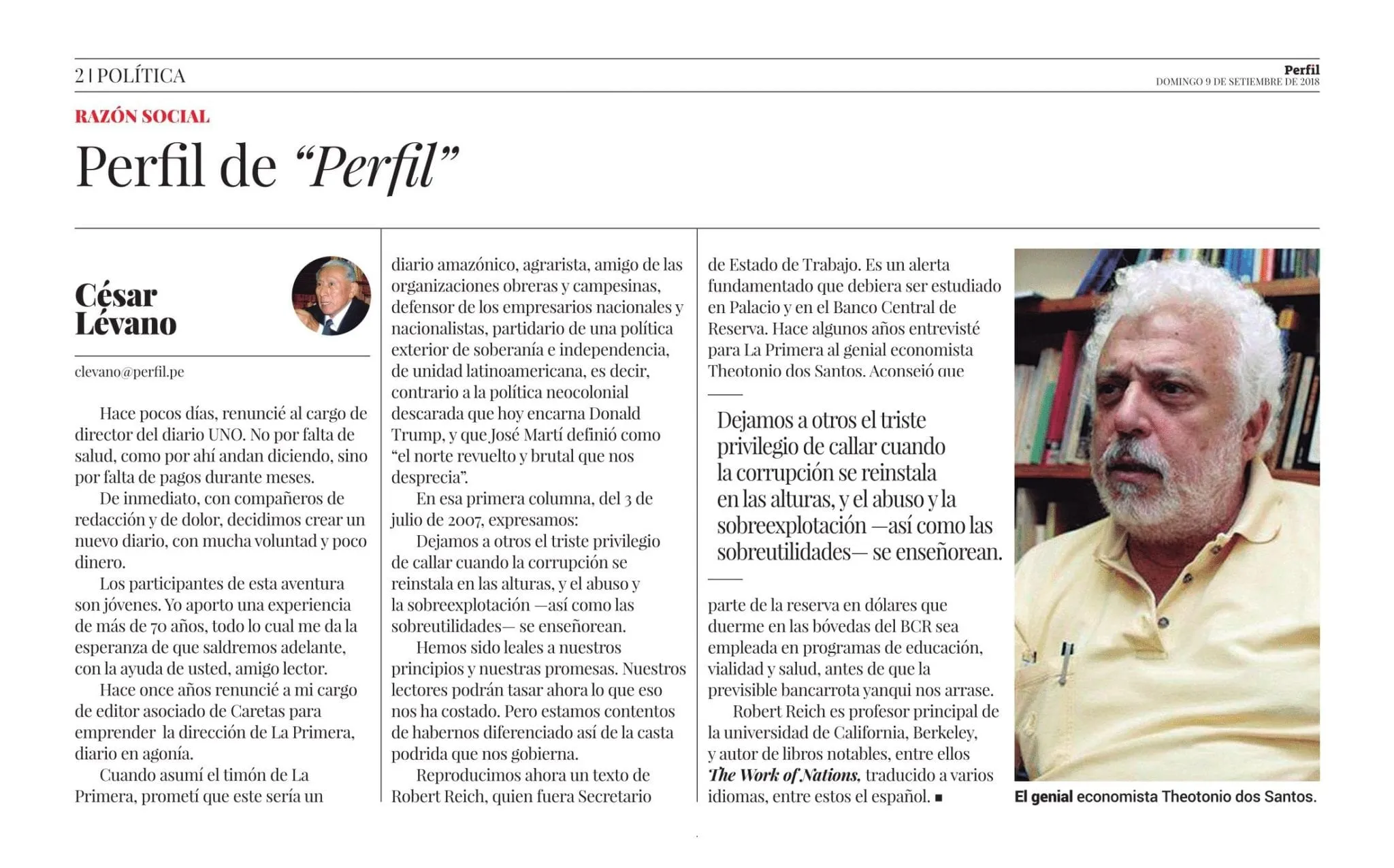 perfil de perfil