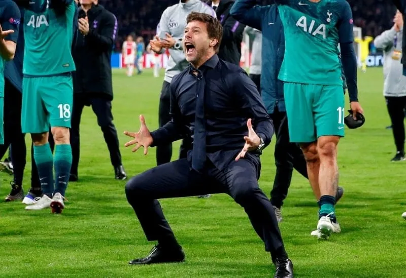 Las lágrimas de alegría de Pochettino tras la victoria del Tottenham 2 pochetino