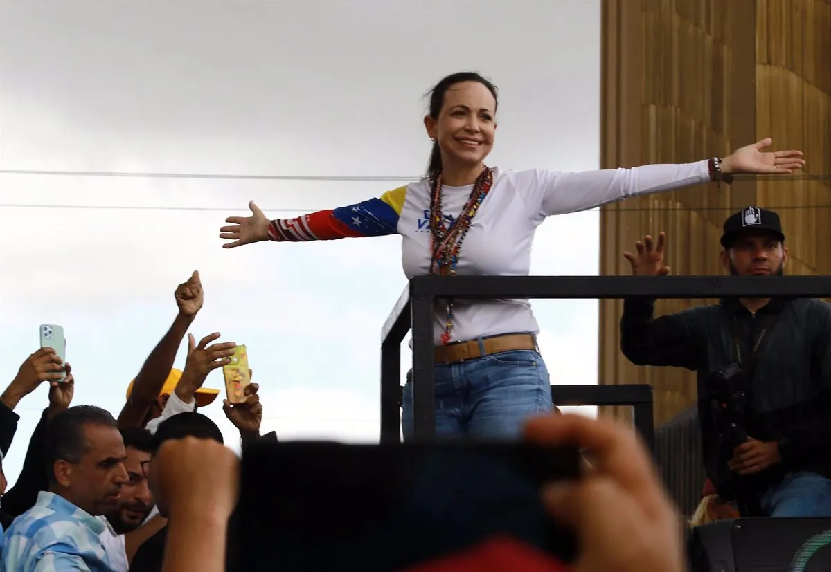 Sale de prisión el jefe de seguridad de la opositora venezolana María Corina Machado tras dos días detenido