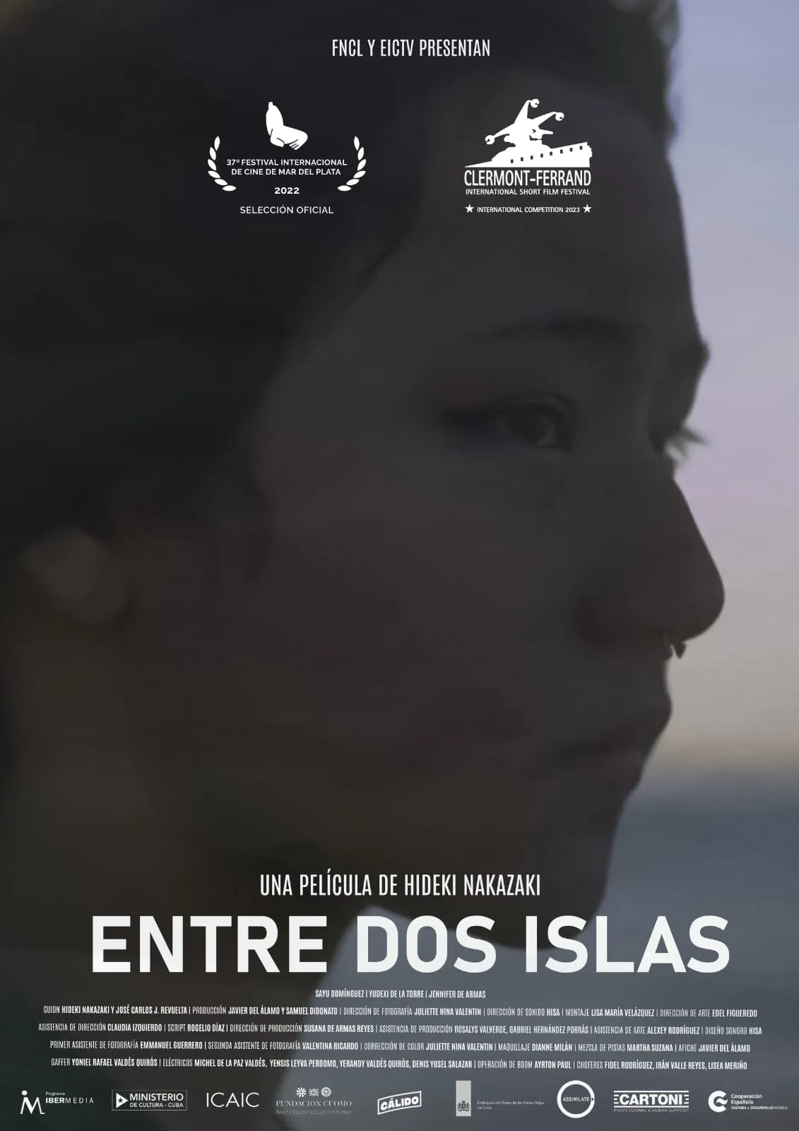 Poster de "Entre dos islas", el cortometraje del director peruano Hideki Nakazaki (NA)