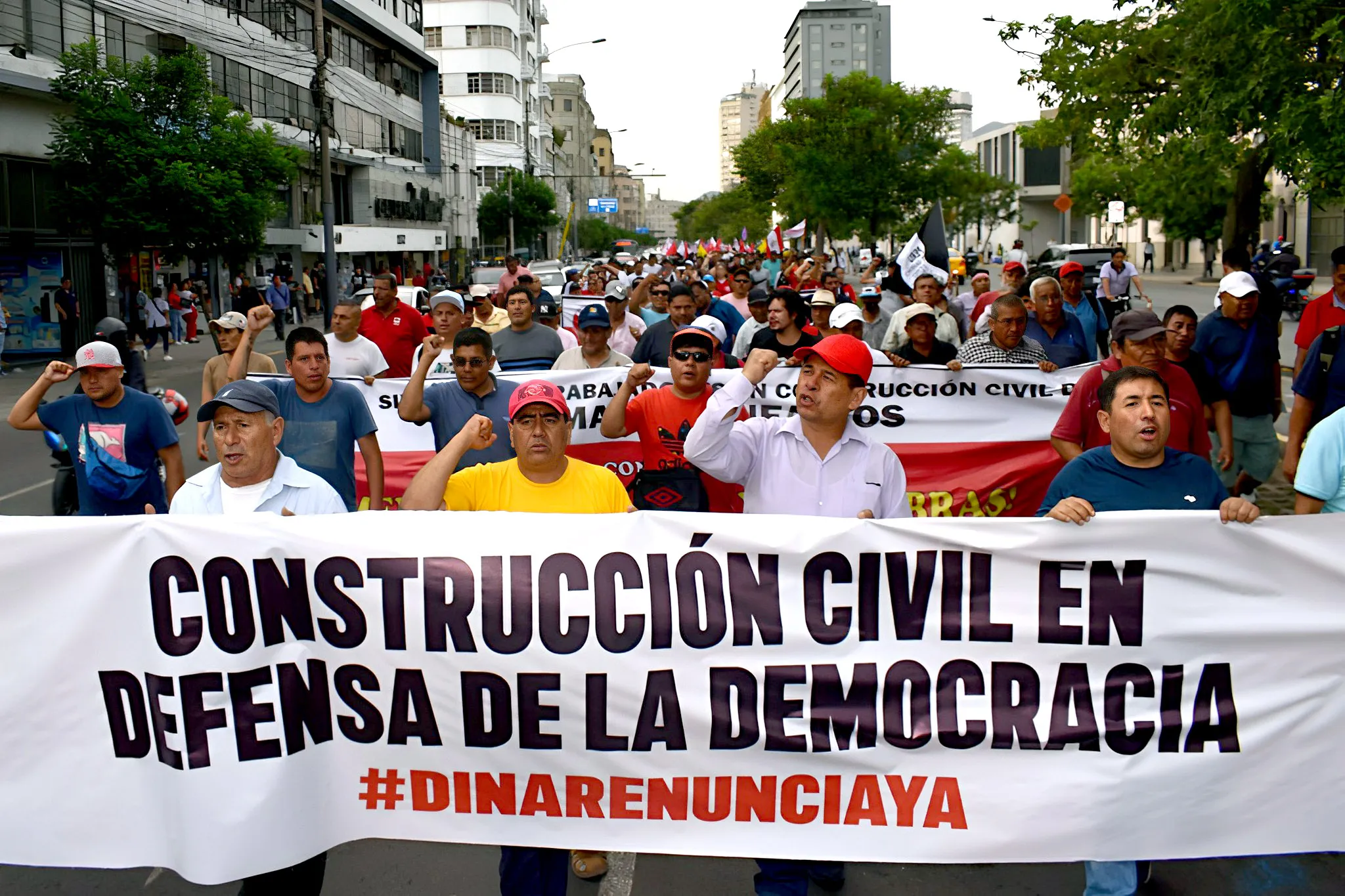 Construcción civil se movilizará este 19 de julio por democracia y derechos humanos