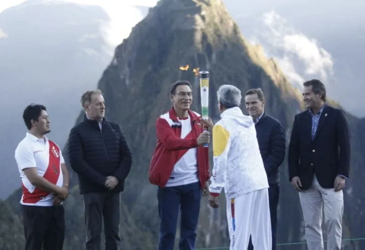 Lima 2019: Antorcha llegó a Machu Picchu para iniciar recorrido por el Perú